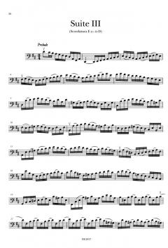 Suiten für Violoncello von Johann Sebastian Bach 