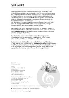 Trompeten Fuchs Band 2 von Stefan Dünser im Alle Noten Shop kaufen