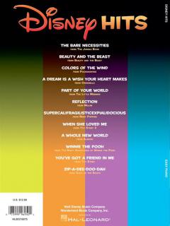 Disney Hits for Easy Piano 