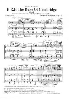 HRH The Duke Of Cambridge von Malcolm Arnold 