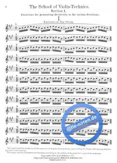 School Of Violin Technics Book 1 (Dexterity) von Henry Schradieck im Alle Noten Shop kaufen