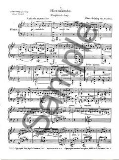 Lyric Pieces Op.54 von Edvard Grieg 