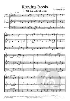 Rocking Reeds von Paul Harvey für Holzbläser Trio im Alle Noten Shop kaufen
