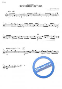 Concerto For Tuba von Darrol Barry im Alle Noten Shop kaufen