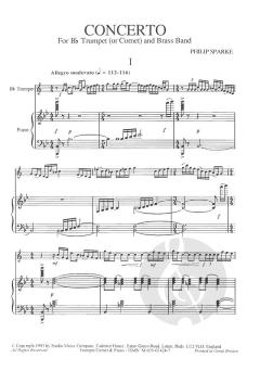 Concerto for Trumpet (Or Cornet) von Phillip Sparke im Alle Noten Shop kaufen