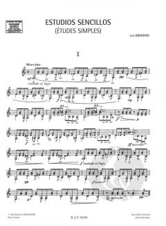 Gitarrenwerke von Leo Brouwer 