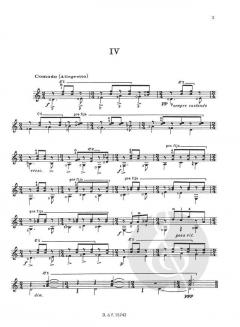 Gitarrenwerke von Leo Brouwer 