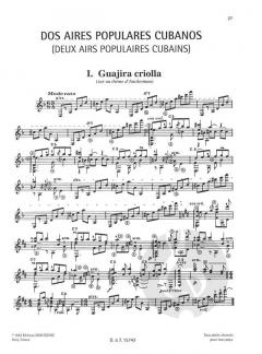 Gitarrenwerke von Leo Brouwer 