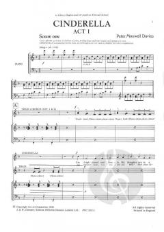 Cinderella von Peter Maxwell Davies 