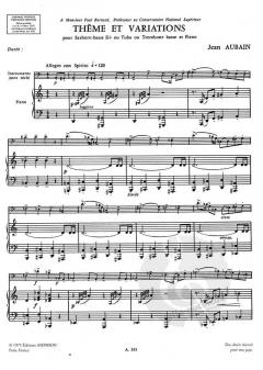 Theme & Variations von Jean Emmanuel Aubain 