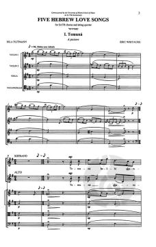 Five Hebrew Love Songs 