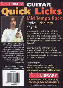 Mid Tempo Rock - Quick Licks von Brian May 