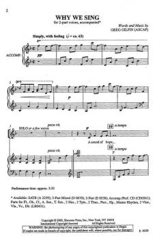Why We Sing von Greg Gilpin 