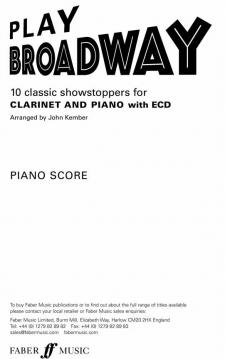 Play Broadway (Clarinet/CD) von John Kember 