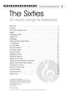 Easy Keyboard Library: The Sixties im Alle Noten Shop kaufen