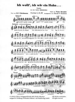 Ich wollt', ich wär ein Huhn ... - Salonorchester von Peter Kreuder 