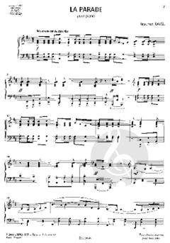 La Parade von Maurice Ravel 