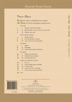 Liriche - Art Songs von Franco Alfano 