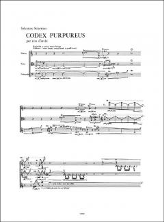 Codex Purpureus, per Trio D'archi von Salvatore Sciarrino 
