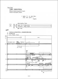The Oresteia. Memory Theatre (Opera) In Sette Part von Liza Lim 