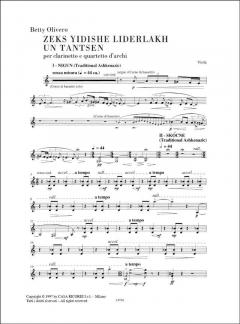 Der Golem zeks Yiddishe Lider Un Tanz' von B. Olivero 