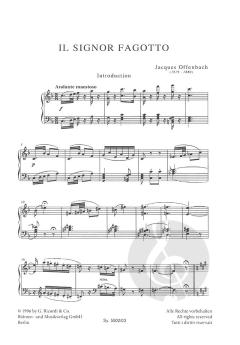 Il Signor fagotto von Jacques Offenbach 