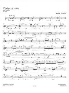 Cadenza von Peter Eötvös 