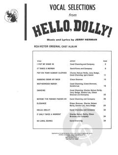 Hello Dolly (Vocal Selections) von Jerry Herman 