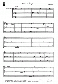 Fugen (über drei Volkslieder) (Hartmut Tripp) 