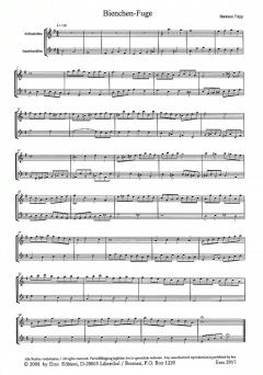 Fugen (über drei Volkslieder) (Hartmut Tripp) 