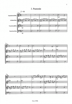 Es kommt ein Schiff geladen (Blockflötenquartett) (Hartmut Tripp) 