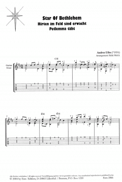 Star Of Bethlehem (Gitarre) von Andres Uibo 