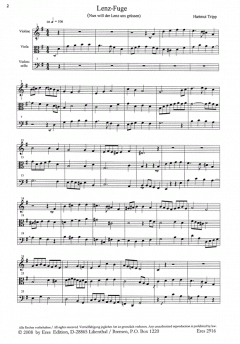 Gunst der Fuge (2-3 Streicher) von Hartmut Tripp im Alle Noten Shop kaufen