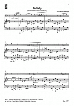 Lullaby von Gina Collmann-Witheridge für ein Melodieinstrument (Flöte/Violine/Oboe) und Klavier im Alle Noten Shop kaufen
