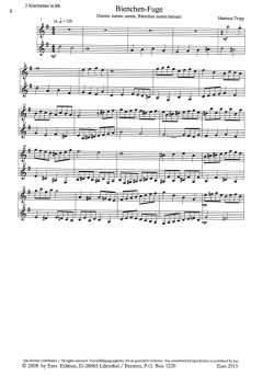 Fugen Zauber (2-3 Klarinetten in Bb) von Hartmut Tripp 