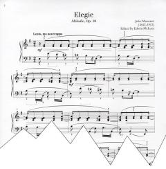 Elegie, Melodie op. 10 von Jules Massenet 
