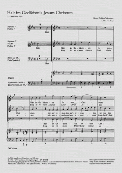 Halt im Gedächtnis Jesum Christum (Georg Philipp Telemann) 