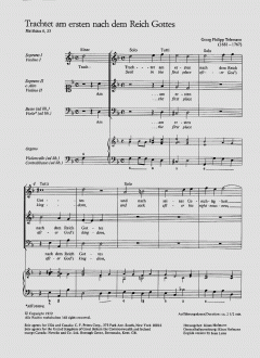 Trachtet am ersten nach dem Reich Gottes (Georg Philipp Telemann) 