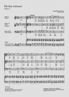 Die ihm vertrauen TVWV 1 :348/1 (Georg Philipp Telemann) 