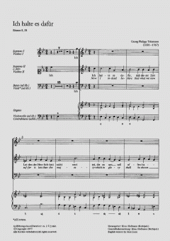 Ich halte es dafür (Georg Philipp Telemann) 