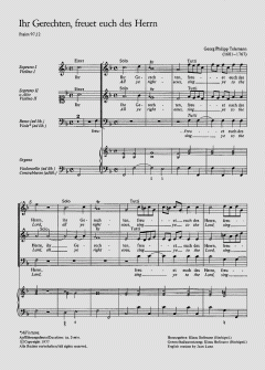 Ihr Gerechten, freuet euch des Herrn (Georg Philipp Telemann) 
