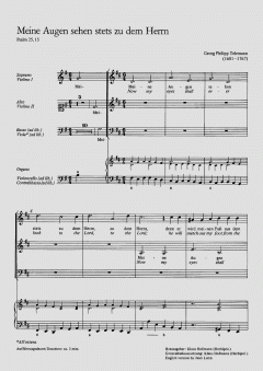 Meine Augen sehen stets zu dem Herrn (Georg Philipp Telemann) 