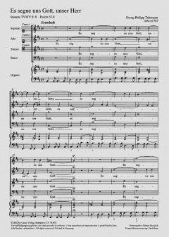 Es segne uns Gott, unser Herr (Georg Philipp Telemann) 