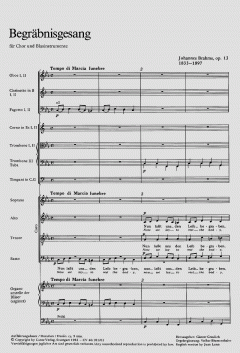 Begräbnisgesang (Johannes Brahms) 