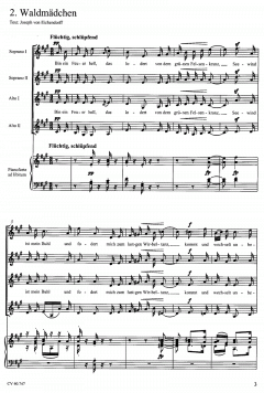 Romanzen für Frauenstimmen op. 69 von Robert Schumann 
