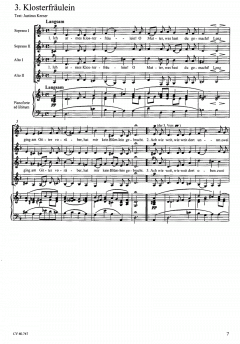 Romanzen für Frauenstimmen op. 69 von Robert Schumann 