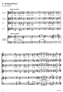 Romanzen für Frauenstimmen op. 69 von Robert Schumann 