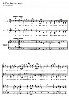 Romanzen II für Frauenstimmen op. 91 von Robert Schumann 