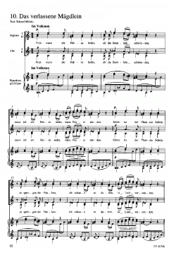 Romanzen II für Frauenstimmen op. 91 von Robert Schumann 