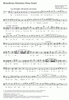 Benedictus Dominus Deus Israel von Damijan Mocnik 